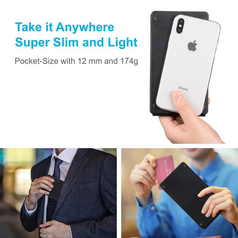 Dvostruka bežična Bluetooth prijenosna tipkovnica za IPhone mobilni telefon Ipad tablet računalo prijenosna tipkovnica