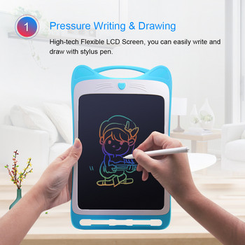 8,5-инчов LCD таблет за писане, цветен екран за рисуване, цифров изтриваем блок за рисуване/дъска за деца, електронен графичен таблет