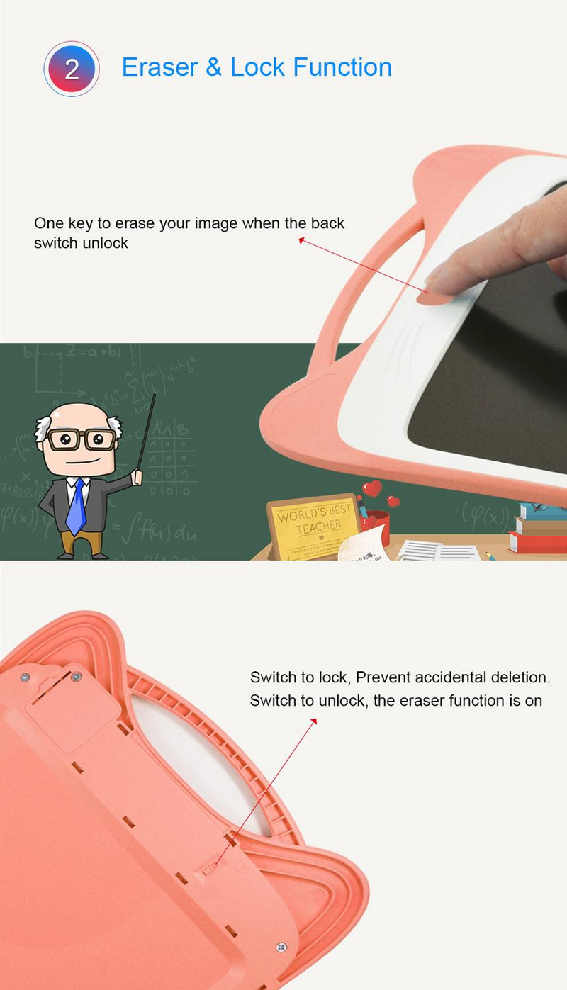 8,5 inčni LCD tablet za pisanje, zaslon u boji za crtanje, digitalni blok za crtanje/ploča za crtanje za djecu, elektronički grafički tablet