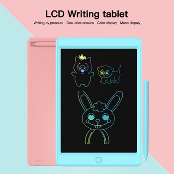 LCD таблет за писане 10,5-инчов блок за рисуване Doodle Цветна дъска за ръкописен текст с магнитен стилус за малки деца