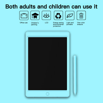 LCD таблет за писане 10,5-инчов блок за рисуване Doodle Цветна дъска за ръкописен текст с магнитен стилус за малки деца