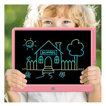 15-инчов LCD таблет за писане и рисуване на съобщения Doodle Board Toys Интелигентна хартия за деца и възрастни Подарък за рожден ден с цветен стилус
