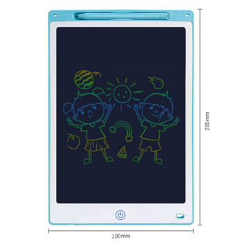 Ταμπλέτα σχεδίασης LCD 12 ιντσών Παιχνίδια για παιδιά Ηλεκτρονικός πίνακας γραφής σχεδίου με στυλό, πολύχρωμο μπλοκ γραφής Εκπαιδευτικά παιχνίδια