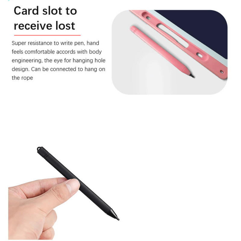 LCD rajztábla 12 hüvelykes játékok gyerekeknek Elektronikus rajzírótábla tollal Színes kézírással oktató játékok