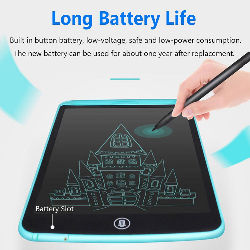 8,5 collu dāvanu mācību rotaļlietas piezīme elektroniskā grafika LCD rakstāmdēlis bērniem zīmēšanas bloks Rotaļlietas planšetdatora krāsains ekrāns