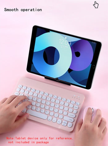 Candy Color πληκτρολόγιο Bluetooth για iPad 10th Air 5 Mipad 5 Samsung Huawei Lenovo Tablet Ασύρματο πληκτρολόγιο+καλώδιο USB