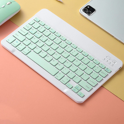 Candy Color Bluetooth tipkovnica za iPad 10th Air 5 Mipad 5 Samsung Huawei Lenovo Tablet bežična tipkovnica+USB kabel