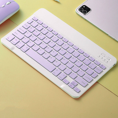 Candy Color Bluetooth tipkovnica za iPad 10th Air 5 Mipad 5 Samsung Huawei Lenovo Tablet bežična tipkovnica+USB kabel