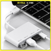 RYRA 4 viename USB-C šakotuvas Usb 3 0 tipo c plėstuvas USB šakotuvas Usb Keli skirstytuvai iš USB į C tipo adapterį MacBook nešiojamojo kompiuterio priedams