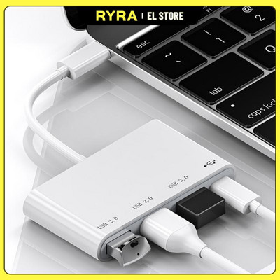 RYRA 4 в 1 USB-C хъб Usb 3 0 Type-c удължител USB хъб Usb мулти-сплитер USB към адаптер тип C за аксесоари за лаптоп MacBook