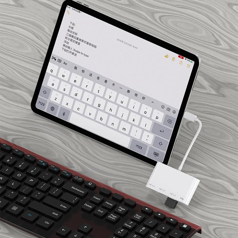 RYRA 4 viename USB-C šakotuvas Usb 3 0 tipo c plėstuvas USB šakotuvas Usb Keli skirstytuvai iš USB į C tipo adapterį MacBook nešiojamojo kompiuterio priedams