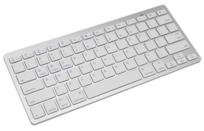 Itin plona belaidė Bluetooth klaviatūra, skirta iPad, iPhone, Samsung, Android, Windows, asmeniniam kompiuteriui, planšetinių kompiuterių telefonų klaviatūra