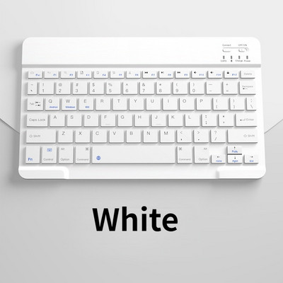 Νέο για iPad ασύρματο πληκτρολόγιο Bluetooth επαναφορτιζόμενο εξαιρετικά λεπτό μίνι σίγασης κατάλληλο για tablet Android IOS Windows Phone
