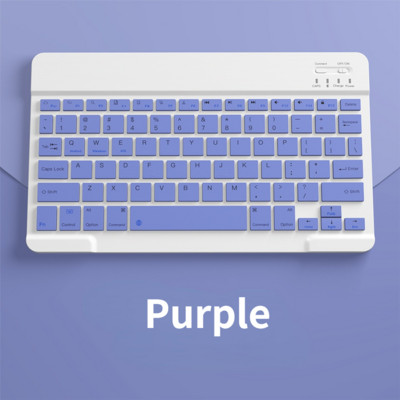 Νέο για iPad ασύρματο πληκτρολόγιο Bluetooth επαναφορτιζόμενο εξαιρετικά λεπτό μίνι σίγασης κατάλληλο για tablet Android IOS Windows Phone