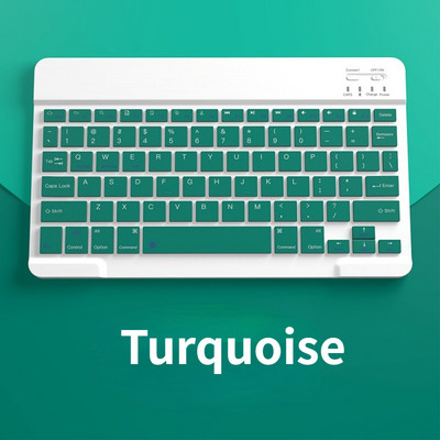 Νέο για iPad ασύρματο πληκτρολόγιο Bluetooth επαναφορτιζόμενο εξαιρετικά λεπτό μίνι σίγασης κατάλληλο για tablet Android IOS Windows Phone
