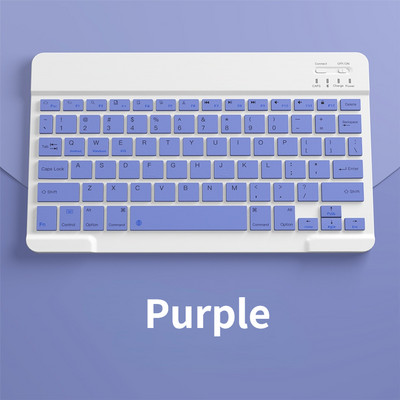 Νέο για iPad ασύρματο πληκτρολόγιο Bluetooth επαναφορτιζόμενο εξαιρετικά λεπτό μίνι σίγασης κατάλληλο για tablet Android IOS Windows Phone