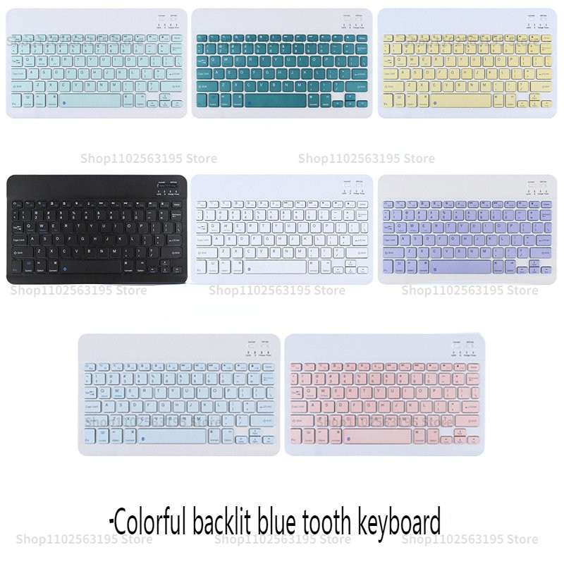 Nauja iPad Bluetooth belaidė klaviatūra įkraunama nutildymo itin plona mini, tinkanti Android IOS Windows Phone planšetiniam kompiuteriui