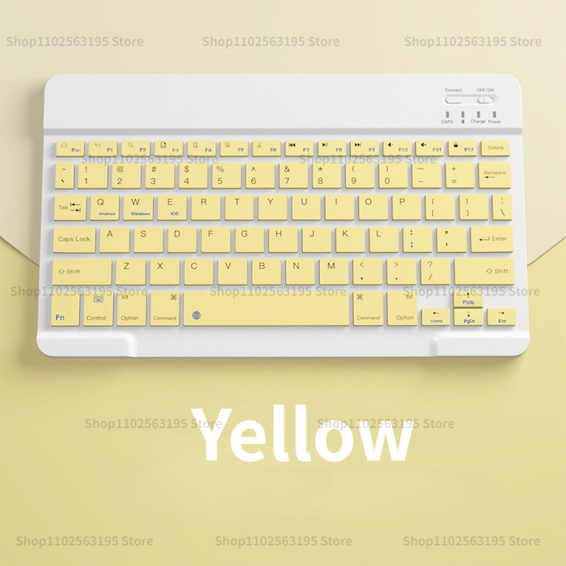 Nauja iPad Bluetooth belaidė klaviatūra įkraunama nutildymo itin plona mini, tinkanti Android IOS Windows Phone planšetiniam kompiuteriui