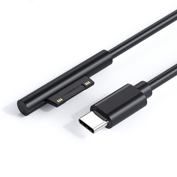 USB Type C Захранване Адаптер за зарядно устройство 65W 15V 3A PD Кабел за бързо зареждане за Microsoft Surface Pro 7/6/5/4/3 Book/Book 2