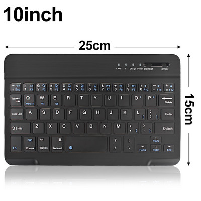 Mini Bluetooth tastatūra bezvadu tastatūra, uzlādējama iPad tālrunim planšetdatora tastatūra Android ios Windows klēpjdatoram
