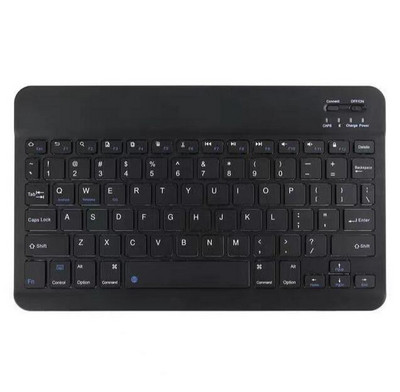 Bezvadu tastatūra planšetdatoram iPad iPhone ar Bluetooth saderīga uzlādējama 10 collu Teclado Android iOS Windows sistēmai