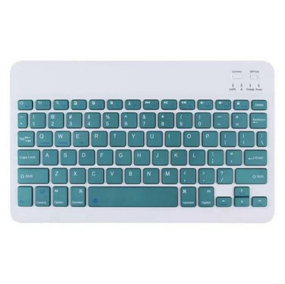 Bezvadu tastatūra planšetdatoram iPad iPhone ar Bluetooth saderīga uzlādējama 10 collu Teclado Android iOS Windows sistēmai
