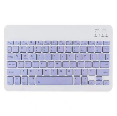Bezvadu tastatūra planšetdatoram iPad iPhone ar Bluetooth saderīga uzlādējama 10 collu Teclado Android iOS Windows sistēmai