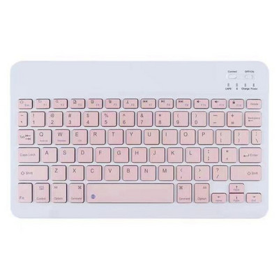 Bezvadu tastatūra planšetdatoram iPad iPhone ar Bluetooth saderīga uzlādējama 10 collu Teclado Android iOS Windows sistēmai