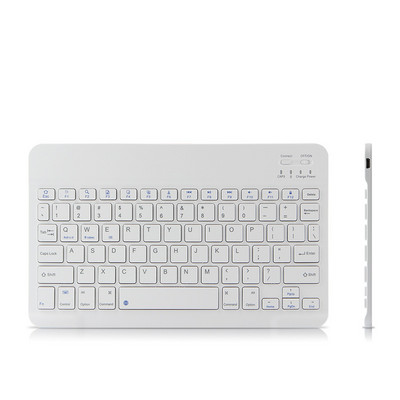 10 collu Bluetooth tastatūra tālrunim planšetdatoram iPad Air Pro Pad Android iOS Windows īpaši plāna ārējā uzlāde, bezvadu