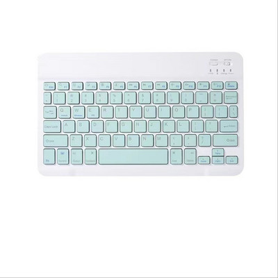 10 collu Bluetooth tastatūra tālrunim planšetdatoram iPad Air Pro Pad Android iOS Windows īpaši plāna ārējā uzlāde, bezvadu