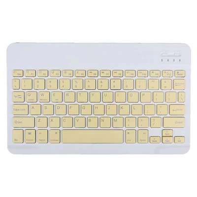 10 collu Bluetooth tastatūra tālrunim planšetdatoram iPad Air Pro Pad Android iOS Windows īpaši plāna ārējā uzlāde, bezvadu