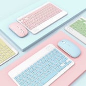 Mini mouse cu tastatură Bluetooth fără fir pentru Android IOS Windows IPad Lenovo Samsung Huawei Tabletă Telefon Kit tastatură Seturi de șoareci