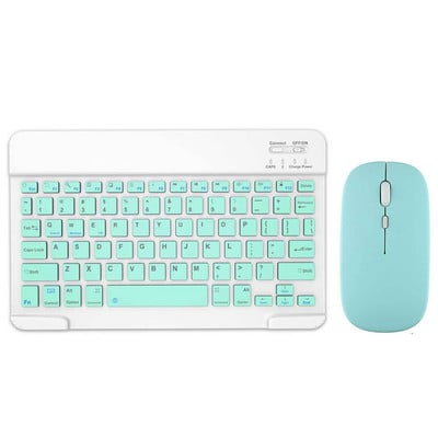 Mini mouse cu tastatură Bluetooth fără fir pentru Android IOS Windows IPad Lenovo Samsung Huawei Tabletă Telefon Kit tastatură Seturi de șoareci