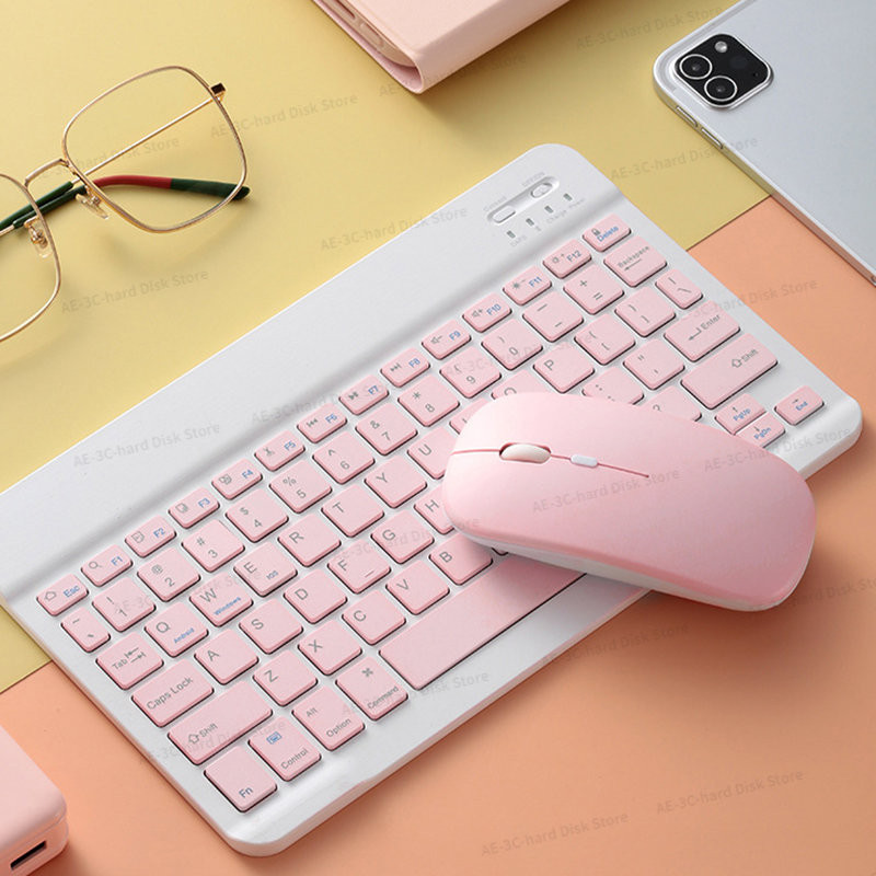 Skirta 7-osios kartos „iPad“ 10/7 colių „Bluetooth“ klaviatūrai „IPad Pro Air“ belaidei klaviatūrai, skirta „Xiaomi Apple Huawei Tablet“