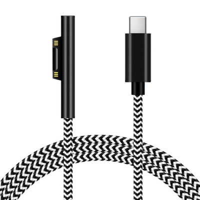 1,8 m-es USB Type-C táp töltőadapter 15v 3A Pd gyorstöltő kábel Microsoft Surface Pro-hoz 3 4 5 6 7