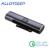 102W 6,8A PD gyorstöltő csatlakozó átalakító Microsoft Surface Pro X-hez 8 7 6 5 4 3 Go Book USB C töltő mágneses hálózati adapter