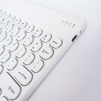 за Samsung Galaxy Tab A7 10.4 S6 Lite Keyboard Round Cap Vintage 10 inch Keyboard за Huawei/Xiaomi/iPad Магнитни клавиатури