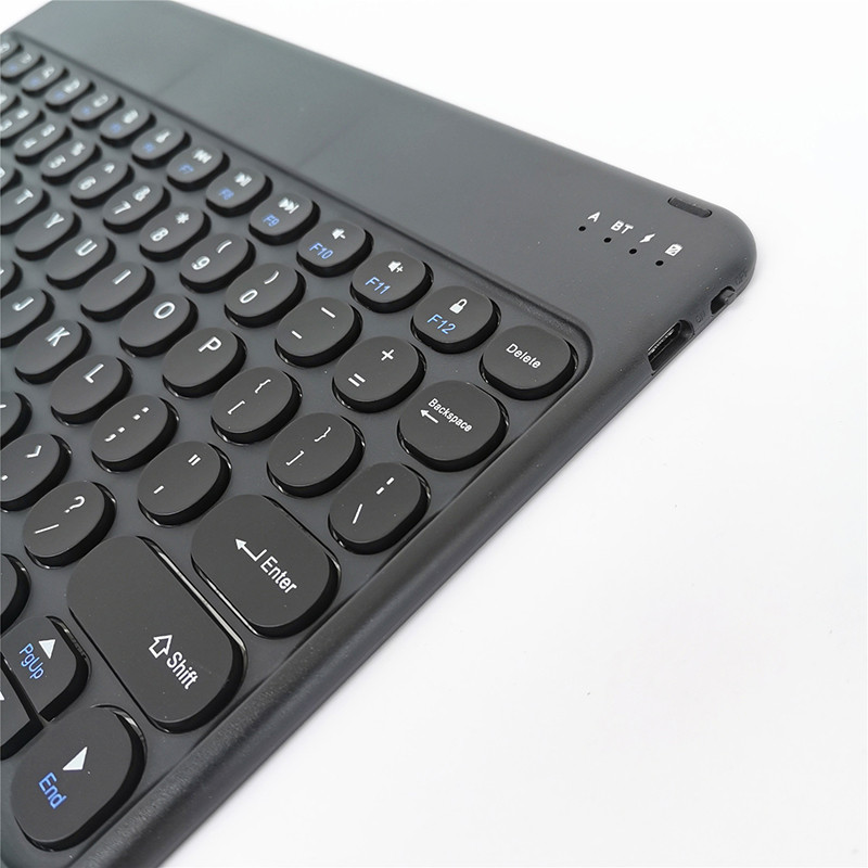 pentru Samsung Galaxy Tab A7 10.4 S6 Lite Tastatură Cap rotund Tastatură vintage de 10 inci pentru Tastaturi magnetice Huawei/Xiaomi/iPad