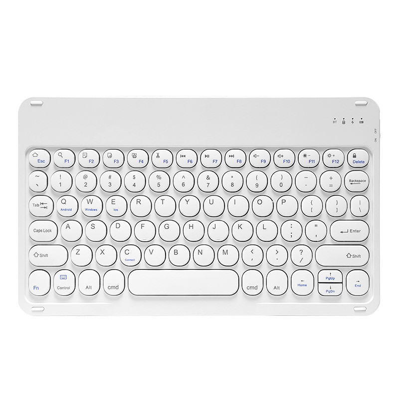 „Typc“ belaidžio įkrovimo klaviatūra „Mini“ 78 klavišų „Bluetooth“ klaviatūra, skirta „ipad“ mobiliajam telefonui planšetiniam kompiuteriui „Smart Control“ klaviatūra