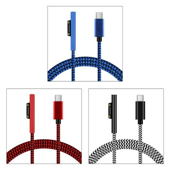 1,8 m USB Type-C адаптер за зарядно устройство 15v 3A Pd кабел за бързо зареждане за Microsoft-Surface Pro 3 4 5 6 7