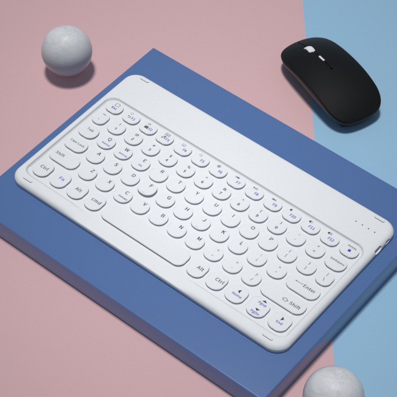 Su Bluetooth suderinama klaviatūra Telefono planšetinis kompiuteris belaidė klaviatūra, skirta iPad 2021 Pro 11 Air 4 3 klaviatūros, skirtos Huawei Matepad Samsung