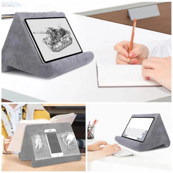 Xnyocn Sponge Възглавница Поставка за таблет за iPad Samsung Huawei Tablet Bracket Phone Support Bed Rest Cushion Tablette Reading Holder