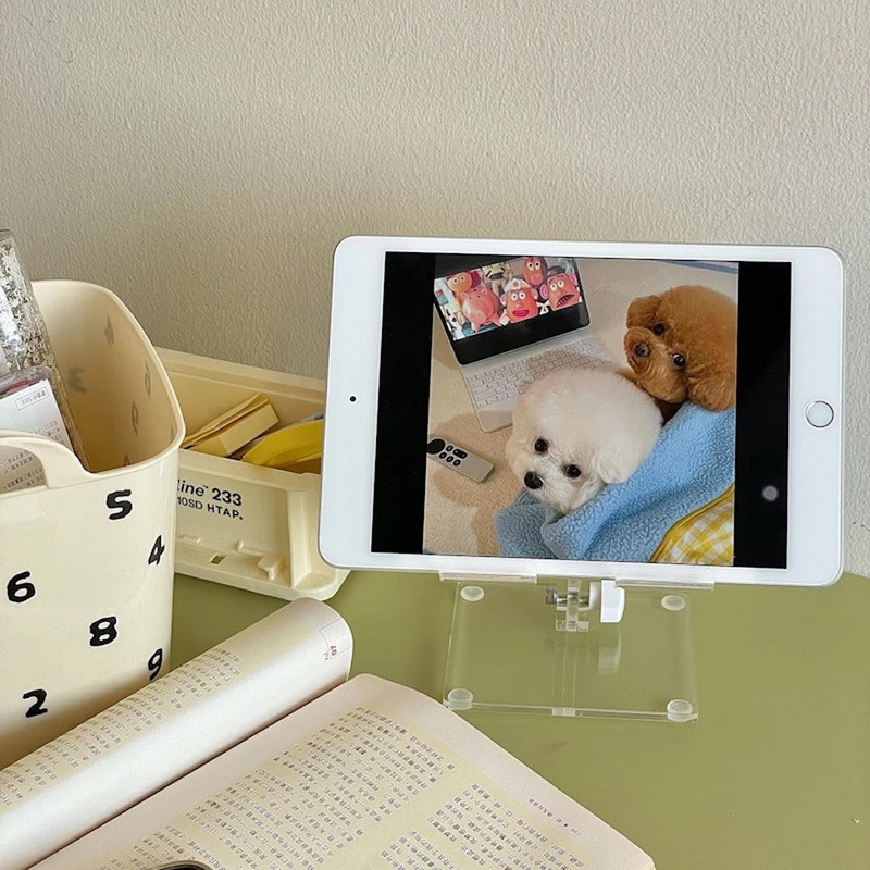 OUTMIX akril táblagép állvány asztali állítható összecsukható tartó Mi Pad 4 Samsung iPad Pro Air Mini 12.9 11 10.2 10.9 készülékhez