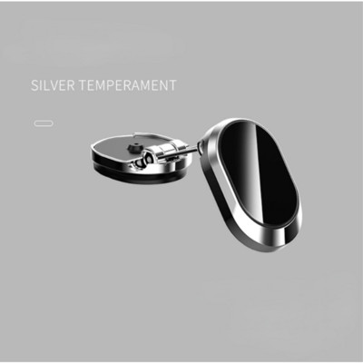 Metalni magnetski stalak za telefon u automobilu, mobilni GPS sklopivi nosač za iPhone 13 Max, podesivi nosač, 360 magnet, držač za mobilnu nadzornu ploču