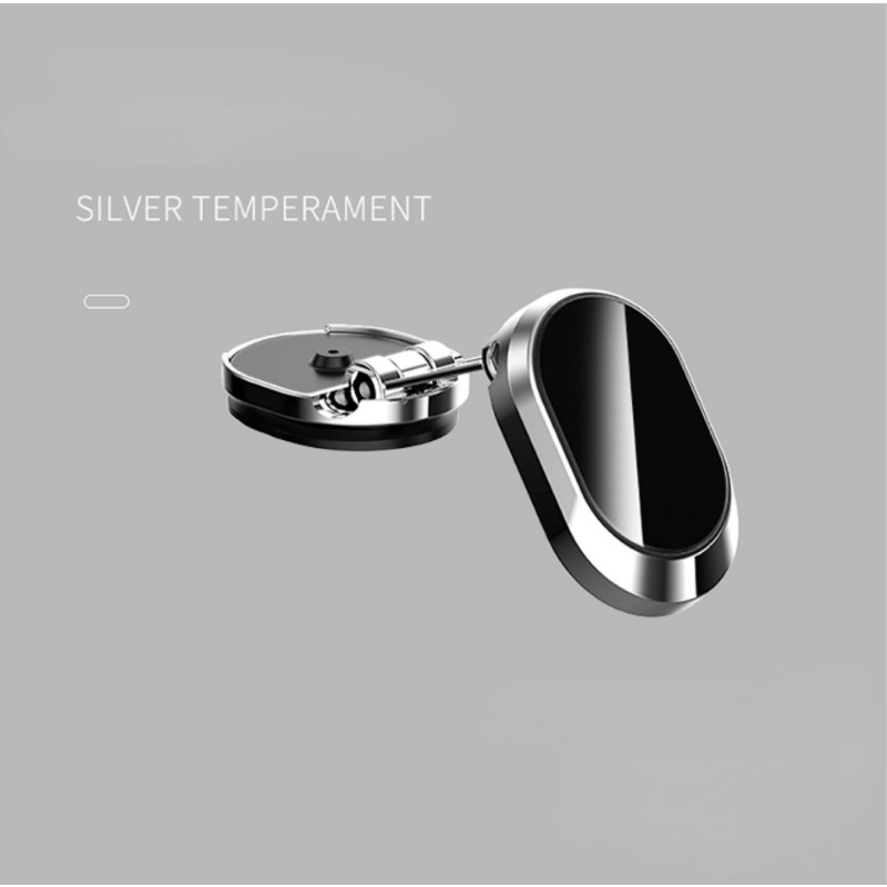 Metalni magnetski stalak za telefon u automobilu, mobilni GPS sklopivi nosač za iPhone 13 Max, podesivi nosač, 360 magnet, držač za mobilnu nadzornu ploču