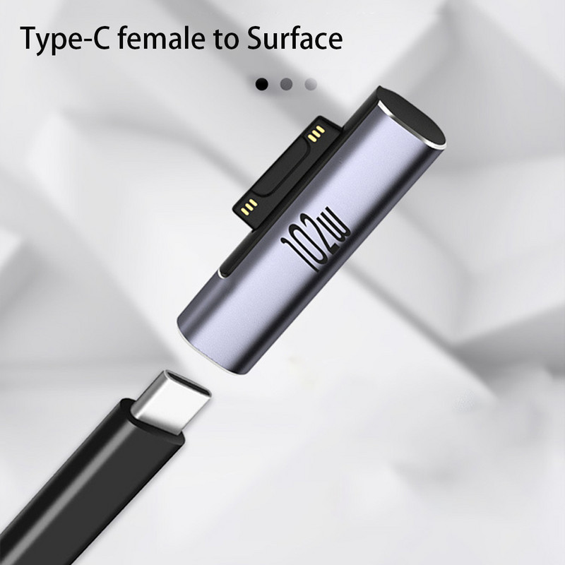 Automatska adsorpcija Type-c adapter 15V 6.8A brzo punjenje pretvarač aluminijske legure tablet pribor zamjena dijelova