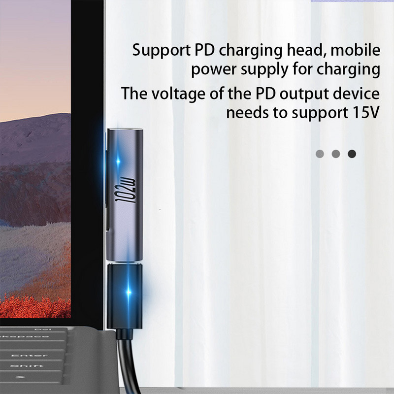 Automatska adsorpcija Type-c adapter 15V 6.8A brzo punjenje pretvarač aluminijske legure tablet pribor zamjena dijelova