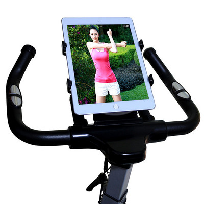 Universaalne 7-11-tolline reguleeritav uksesisene jooksulint jalgratta kinnitusaluse hoidik Samsung iPadi Huawei lenovo tahvelarvuti hoidiku jaoks