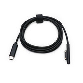 12 V-os Type-c gyorstöltő kábel USB-C töltőkábel 1,8 méteres táblagép tartozék Surface Pro 1/2-hez