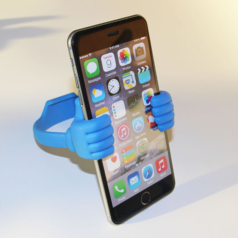 Új aranyos mini táblagép állvány mobiltelefon táblagép univerzális állítható műanyag hüvelykujj-tartó E-book Mini Xiaomi ipad 2 3 4 5